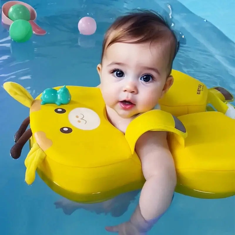 ! Niet-Opblaasbare Baby Zwemring – Veilige Baby Float voor Peuters & Waterpret