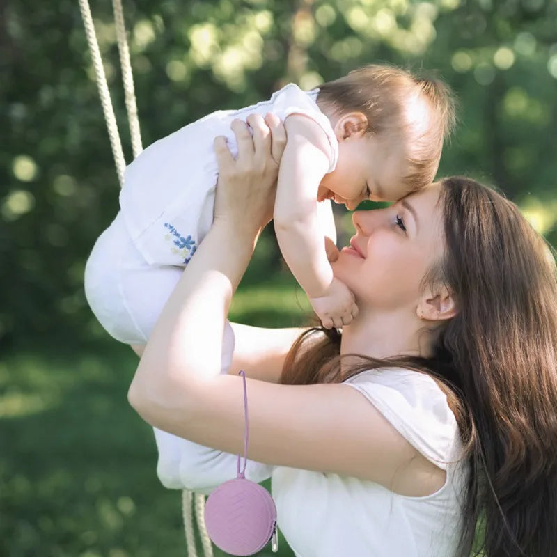 ! Siliconen Fopspeen Opbergdoos met Rits – Draagbare Speenhouder voor Baby’s