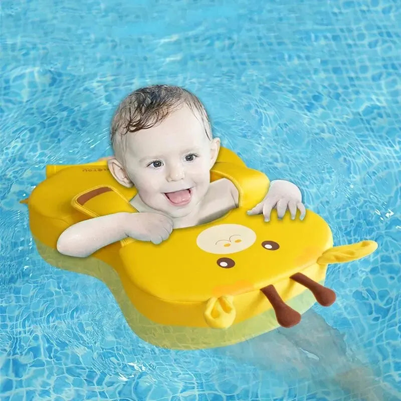 ! Niet-Opblaasbare Baby Zwemring – Veilige Baby Float voor Peuters & Waterpret